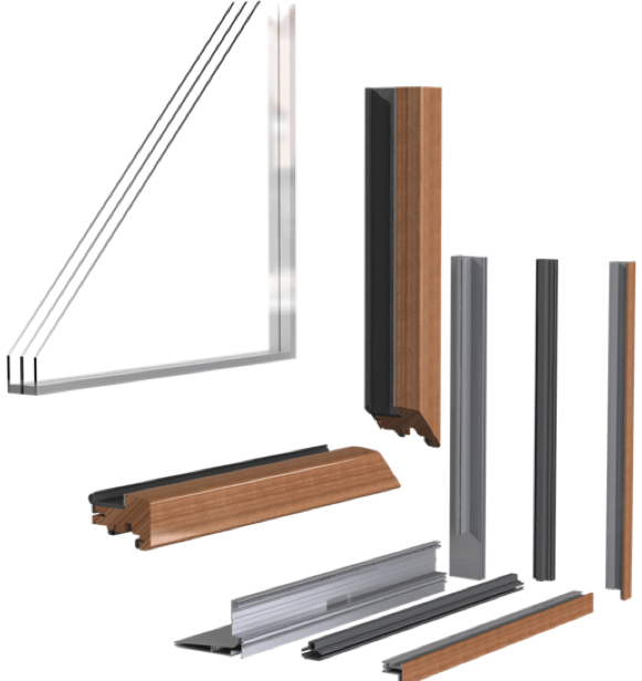 Fenêtres mixte bois-aluminium à ouvrant caché - Pons Menuiseries